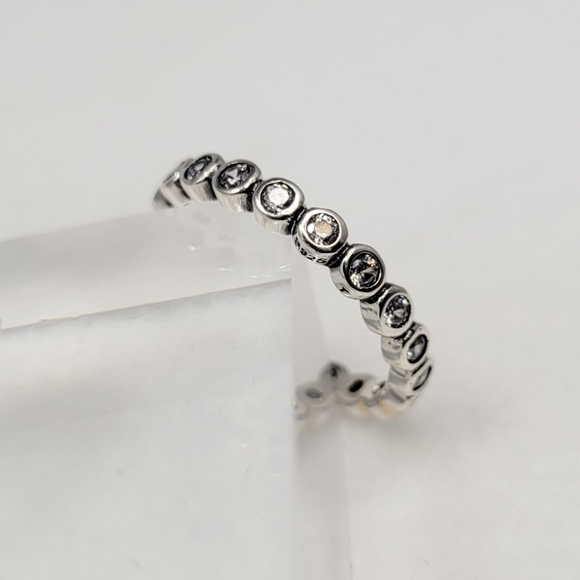 Sterling Silver Eternity Band - Picture 3 of 17